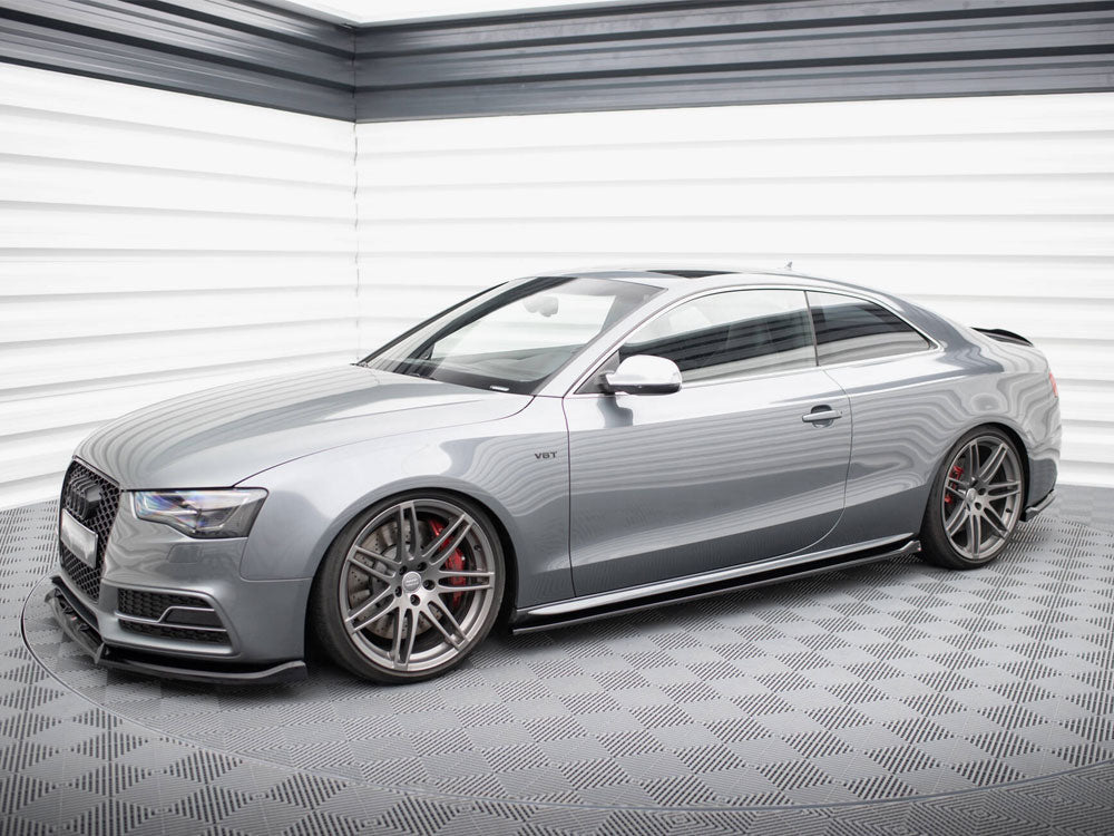 Side Skirts Diffusers V.2 Audi S5 / A5 S-Line Coupe 8T - Wayside Performance 
