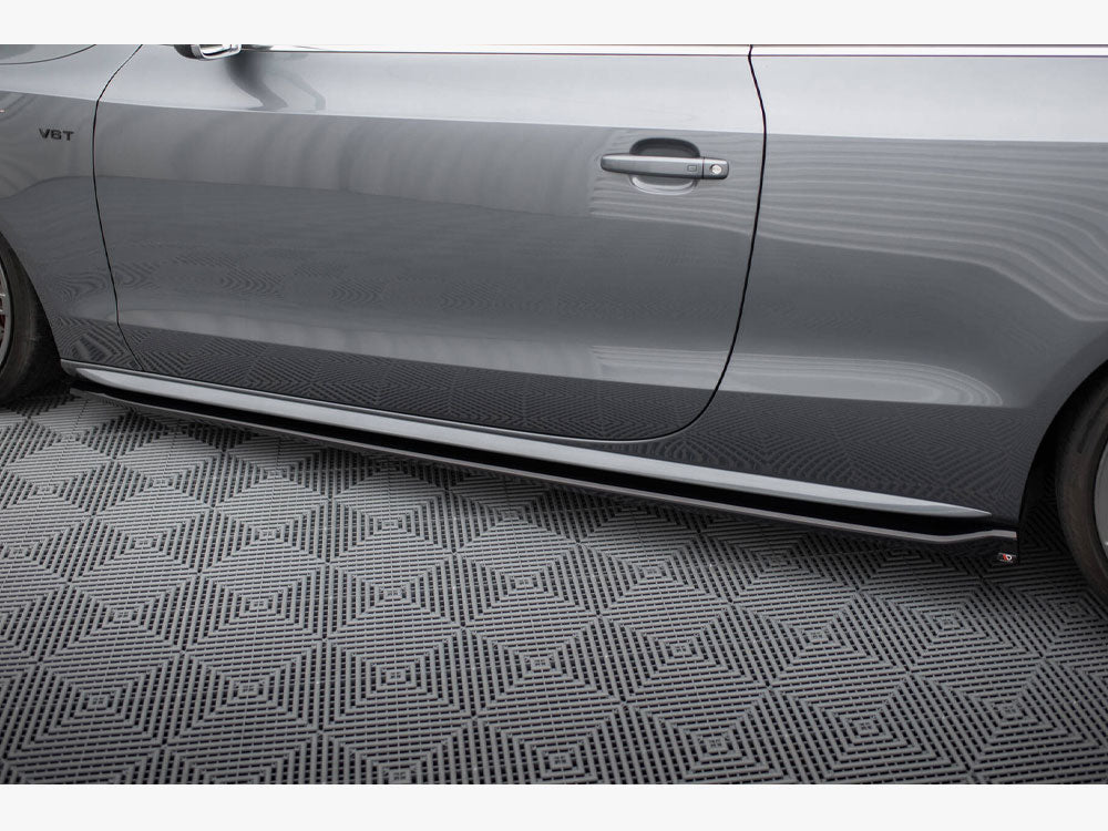 Side Skirts Diffusers V.2 Audi S5 / A5 S-Line Coupe 8T - Wayside Performance 