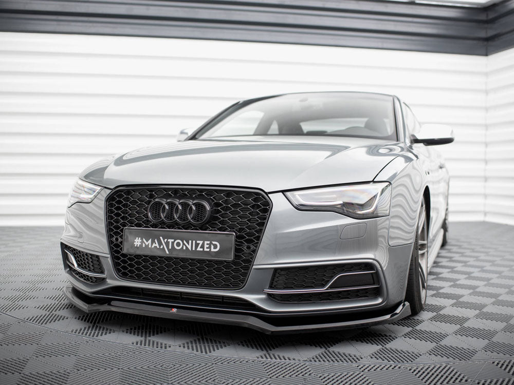 Front Splitter V.4 Audi S5 / A5 S-Line Coupe / Sportback 8T Facelift - Wayside Performance 