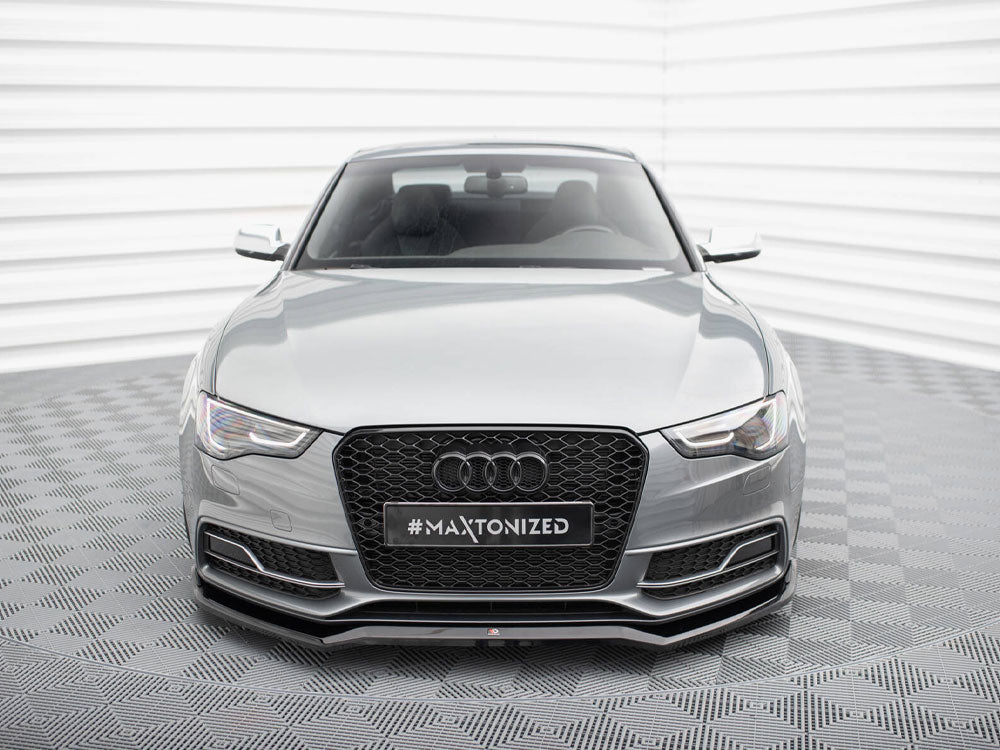 Front Splitter V.4 Audi S5 / A5 S-Line Coupe / Sportback 8T Facelift - Wayside Performance 
