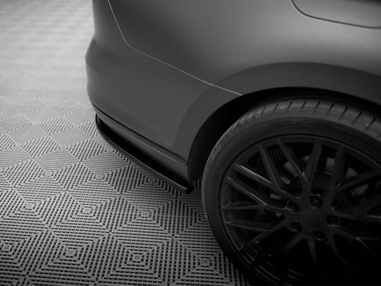 Central Rear Splitter (Vertical Bars) Volkswagen Passat R-Line B8 - Wayside Performance 