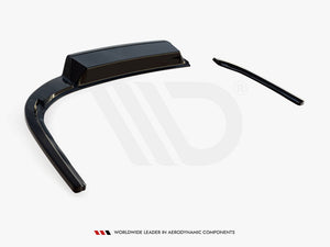 Central Rear Splitter (Vertical Bars) Volkswagen Passat R-Line B8 - Wayside Performance 