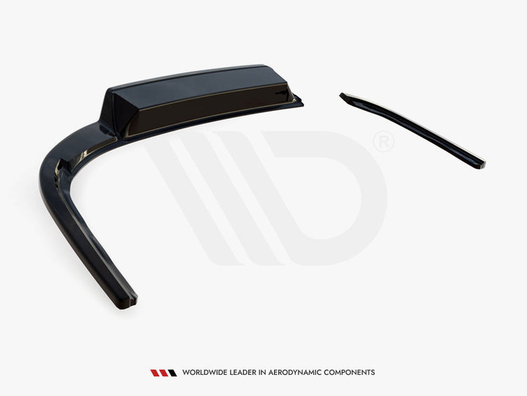 Central Rear Splitter (Vertical Bars) Volkswagen Passat R-Line B8 - Wayside Performance 