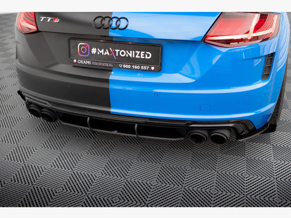Street PRO Rear Diffuser Audi TT S 8S Facelift - Wayside Performance 