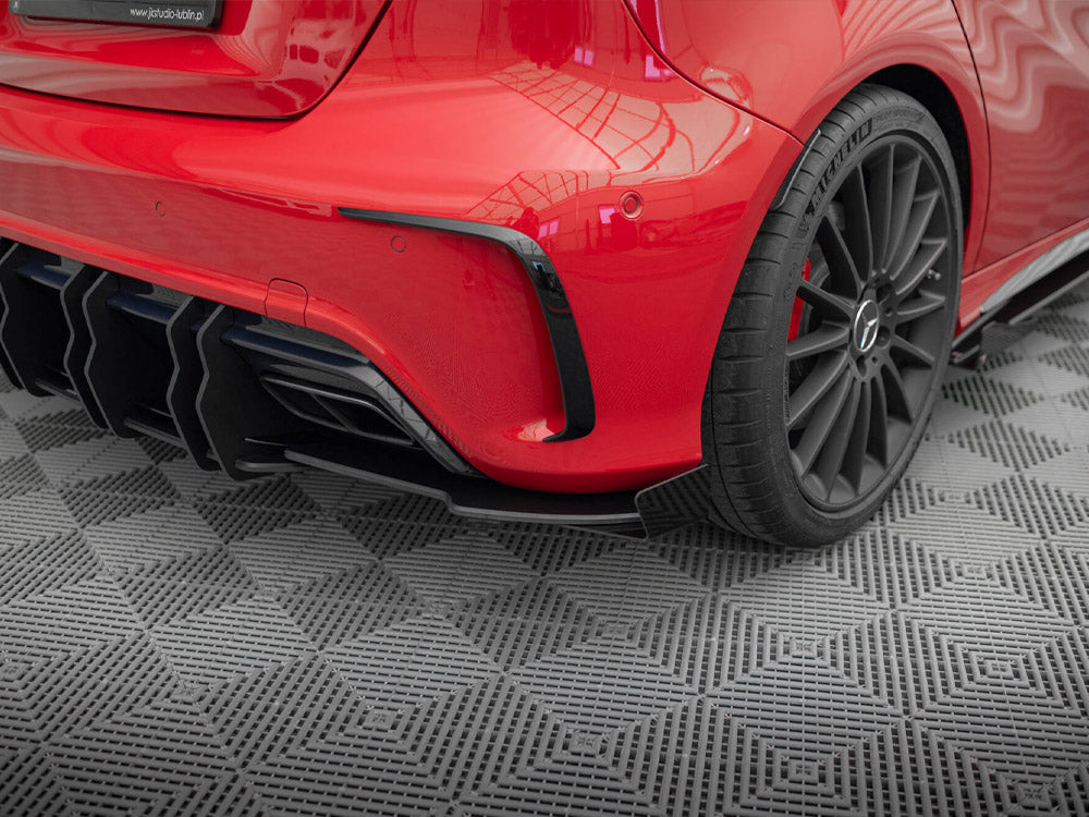 Rear Side Flaps Mercedes-Benz A 45 AMG W176 Facelift - Wayside Performance 
