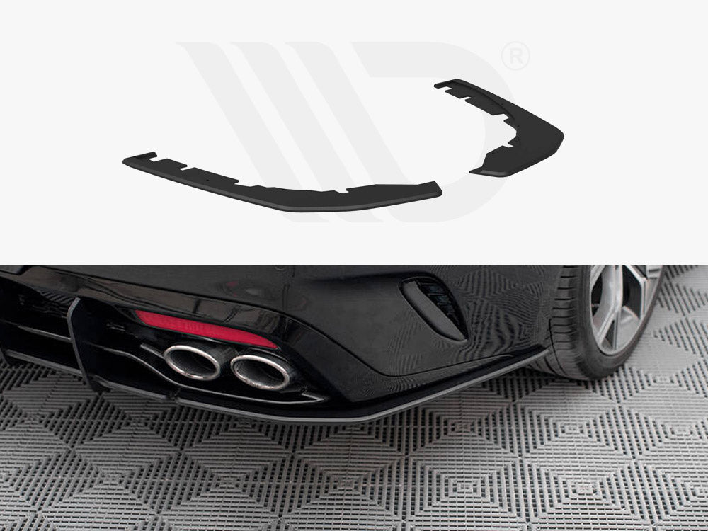 Street Pro Rear Side Splitters KIA Stinger GT-Line Mk1 - Wayside Performance 