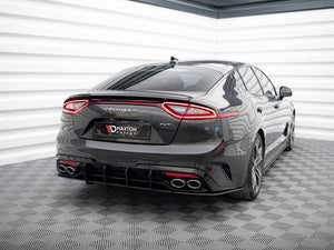 Street Pro Rear Side Splitters KIA Stinger GT-Line Mk1 - Wayside Performance 
