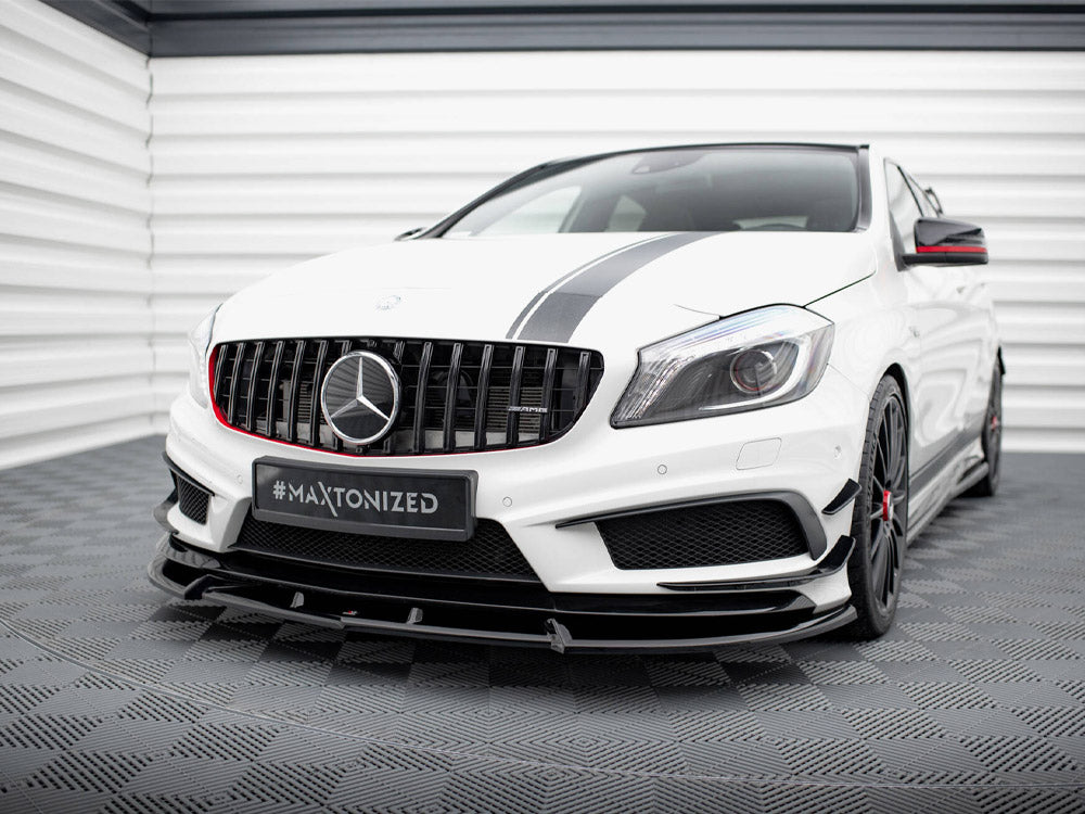 Front Splitter V.3 Mercedes-Benz A45 AMG W176 - Wayside Performance 
