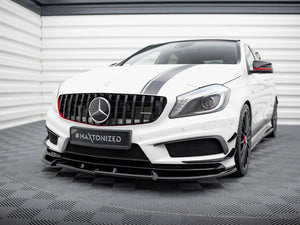 Front Splitter V.3 Mercedes-Benz A45 AMG W176 - Wayside Performance 