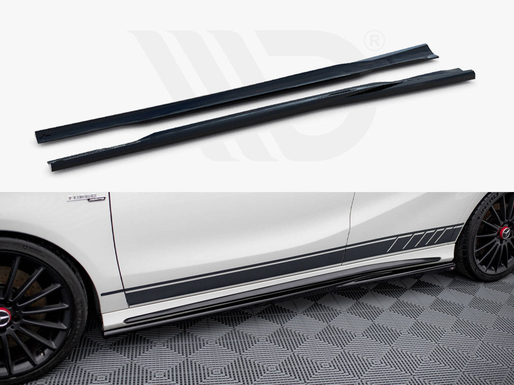 Side Skirts Diffusers Mercedes-Benz A45 AMG W176 - Wayside Performance 