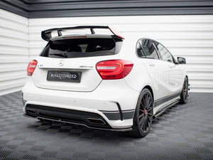 Central Rear Splitter (Vertical Bars) Mercedes-Benz A45 AMG W176 - Wayside Performance 