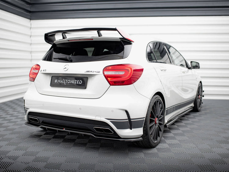Central Rear Splitter (Vertical Bars) Mercedes-Benz A45 AMG W176 - Wayside Performance 