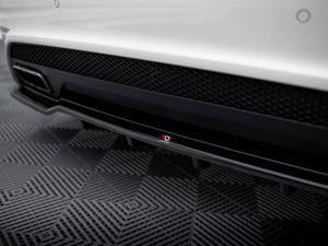 Central Rear Splitter (Vertical Bars) Mercedes-Benz A45 AMG W176 - Wayside Performance 