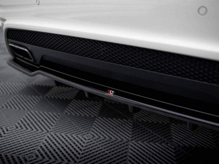 Central Rear Splitter (Vertical Bars) Mercedes-Benz A45 AMG W176 - Wayside Performance 