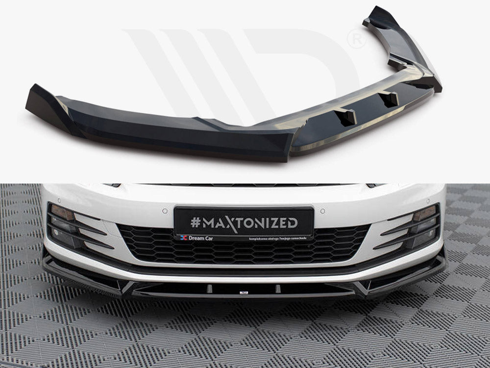 Front Splitter V.2 Volkswagen Scirocco Mk3 Facelift - Wayside Performance 