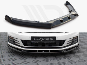 Front Splitter V.2 Volkswagen Scirocco Mk3 Facelift - Wayside Performance 