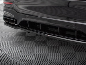 Central Rear Splitter (Vertical Bars) V.2 Mercedes-AMG GLC 63 SUV X253 - Wayside Performance 