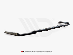Central Rear Splitter (Vertical Bars) V.2 Mercedes-AMG GLC 63 SUV X253 - Wayside Performance 