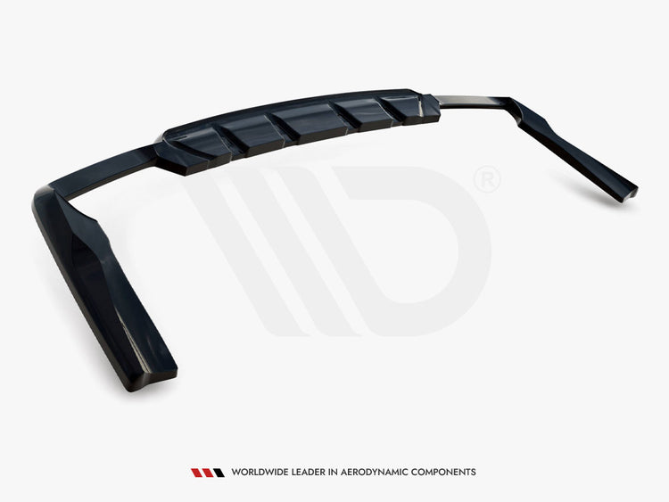 Central Rear Splitter (Vertical Bars) V.2 Mercedes-AMG GLC 63 SUV X253 - Wayside Performance 