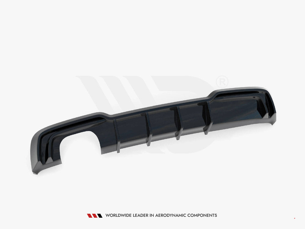 Rear Valance Audi A3 Sportback 8V Facelift (Version with double exhaust tip) - Wayside Performance 