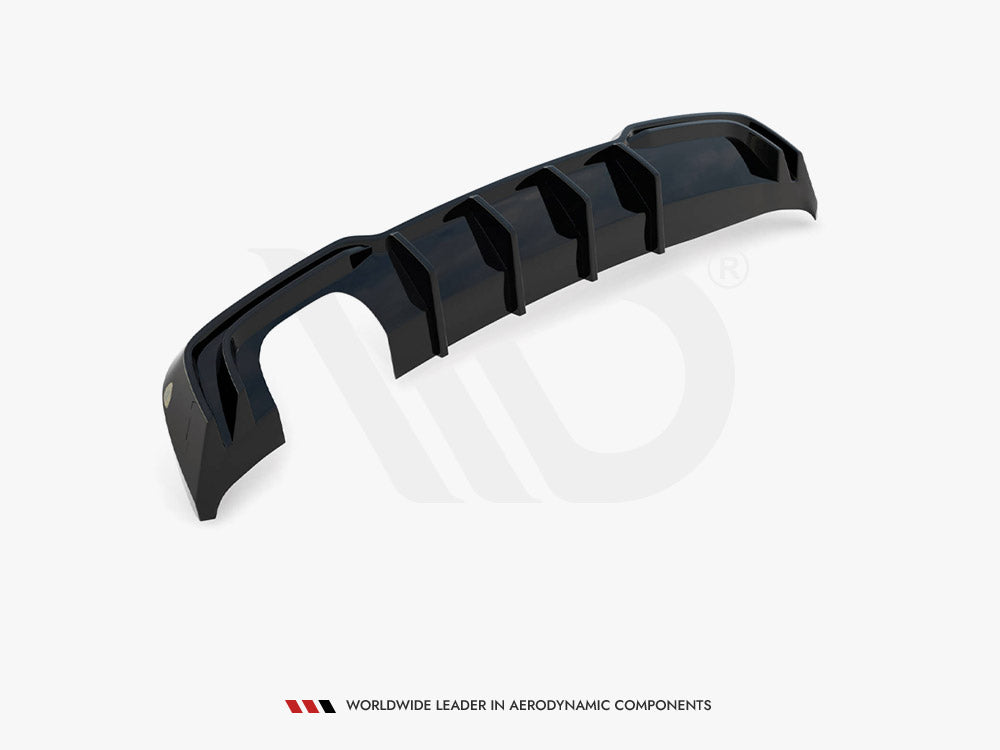 Rear Valance Audi A3 Sportback 8V Facelift (Version with double exhaust tip) - Wayside Performance 