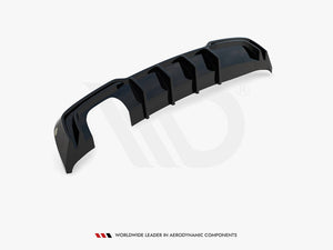 Rear Valance Audi A3 Sportback 8V Facelift (Version with double exhaust tip) - Wayside Performance 