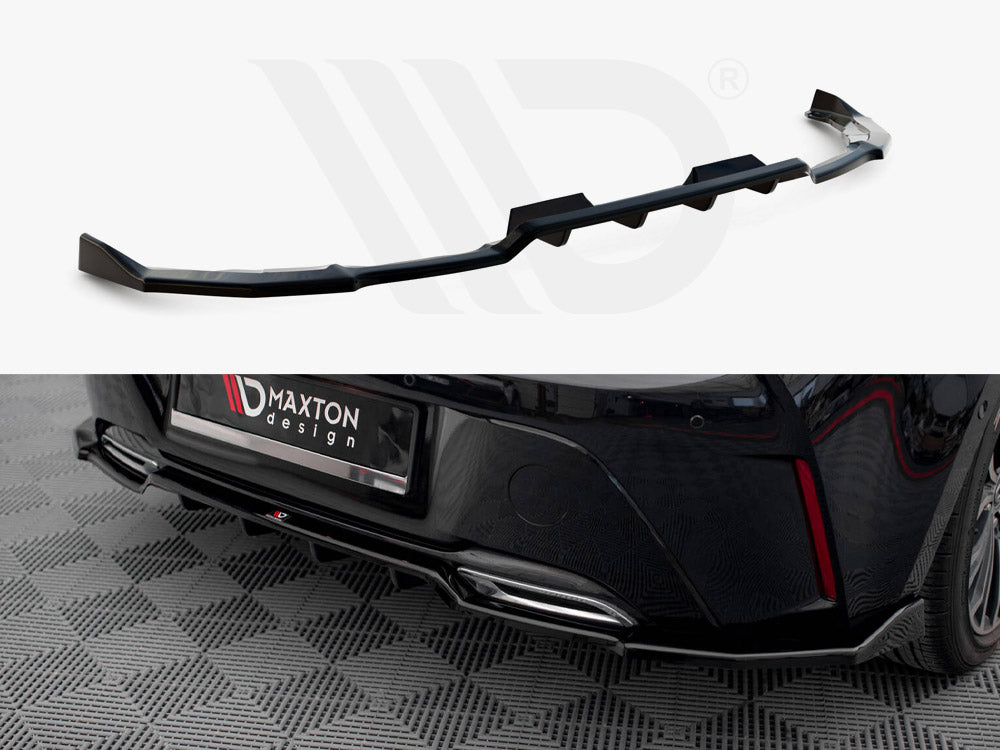 Central Rear Splitter (Vertical Bars) Toyota Corolla Hatchback Mk12 - Wayside Performance 