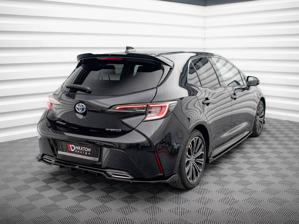 Central Rear Splitter (Vertical Bars) Toyota Corolla Hatchback Mk12 - Wayside Performance 