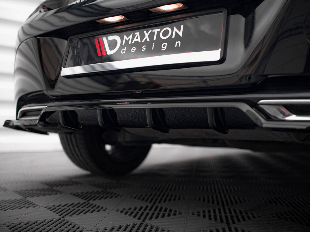 Central Rear Splitter (Vertical Bars) Toyota Corolla Hatchback Mk12 - Wayside Performance 