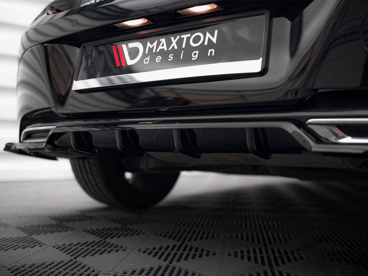 Central Rear Splitter (Vertical Bars) Toyota Corolla Hatchback Mk12 - Wayside Performance 