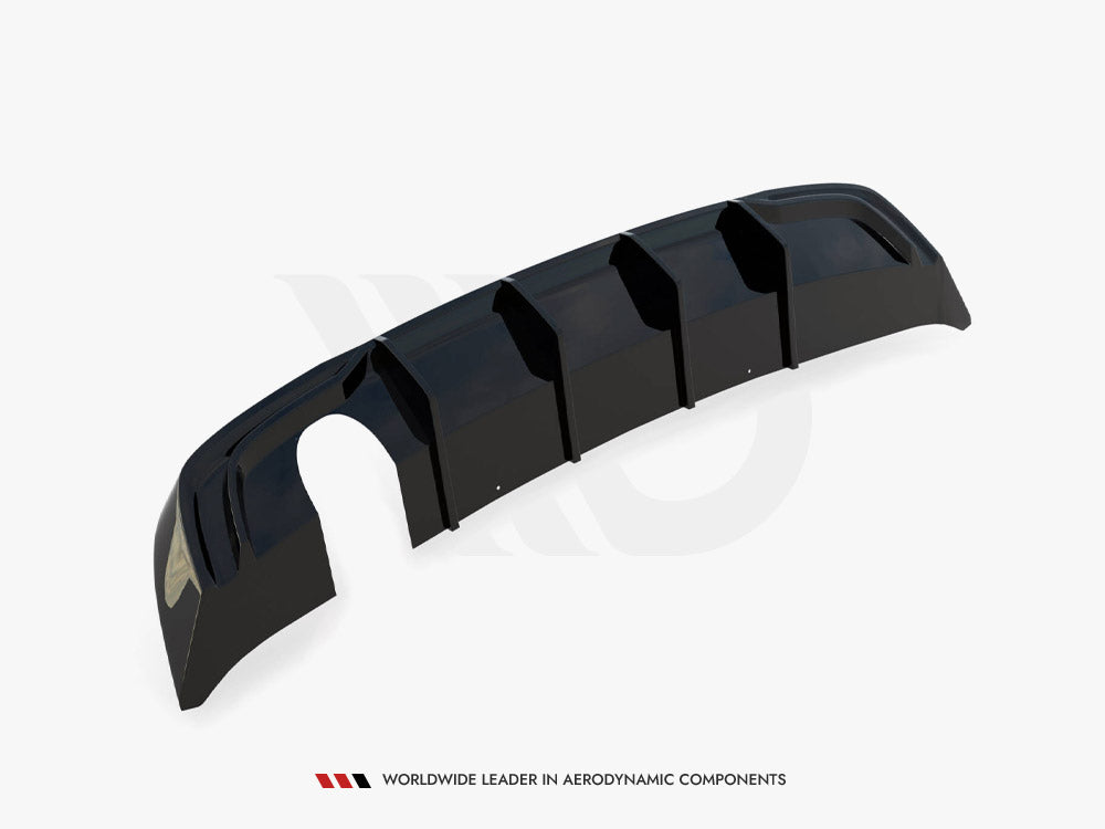 Rear Valance Audi A3 Sportback 8V Facelift (Version with one exhaust tip on single side) - Wayside Performance 