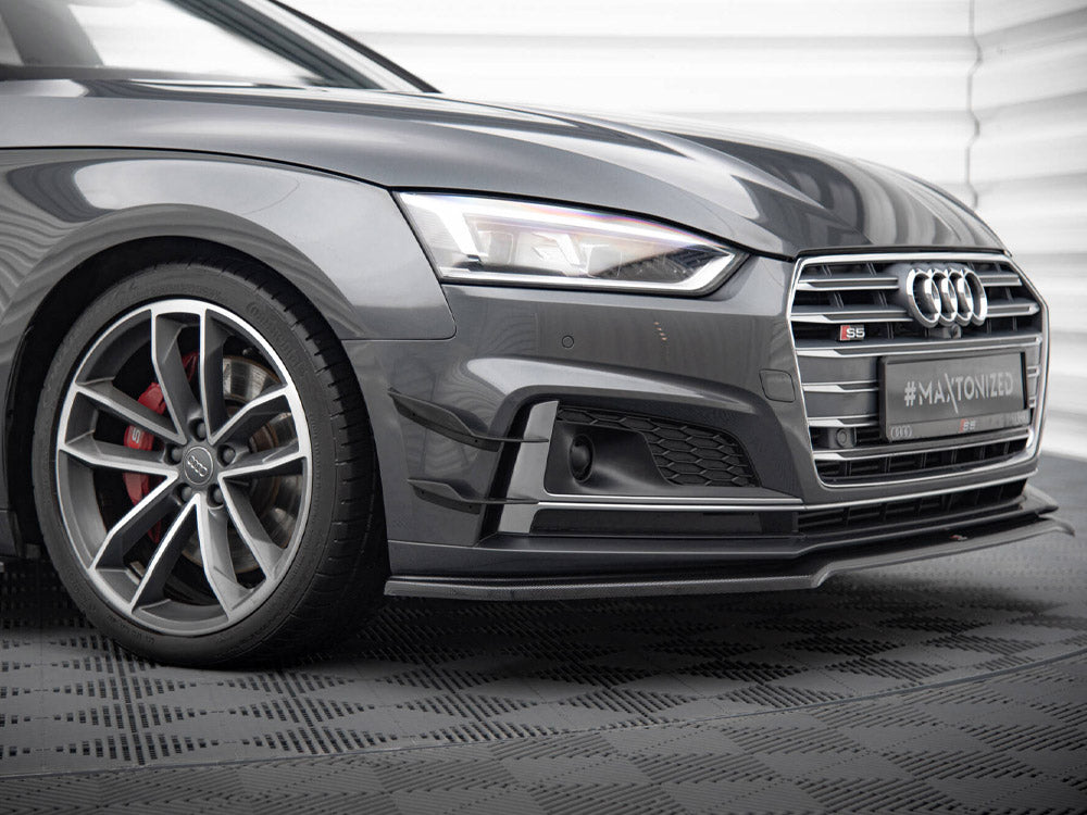 Front Bumper Wings (Canards) Audi S5 / A5 S-Line Coupe / Sportback F5 - Wayside Performance 