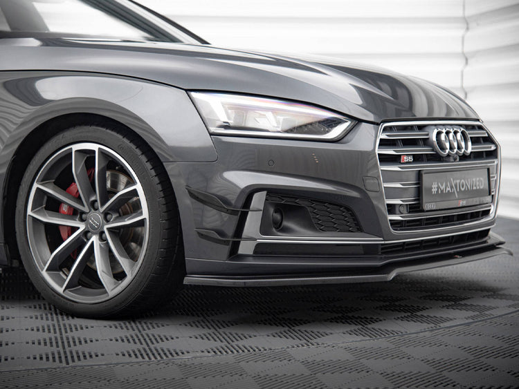 Front Bumper Wings (Canards) Audi S5 / A5 S-Line Coupe / Sportback F5 - Wayside Performance 