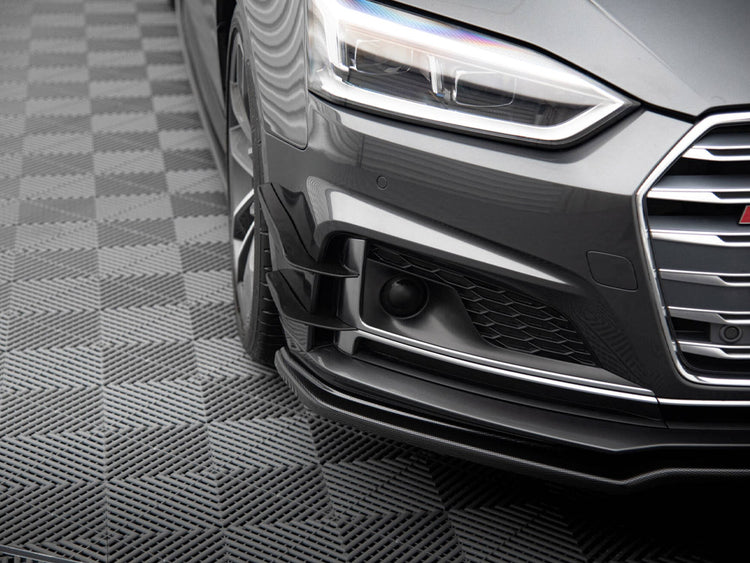 Front Bumper Wings (Canards) Audi S5 / A5 S-Line Coupe / Sportback F5 - Wayside Performance 