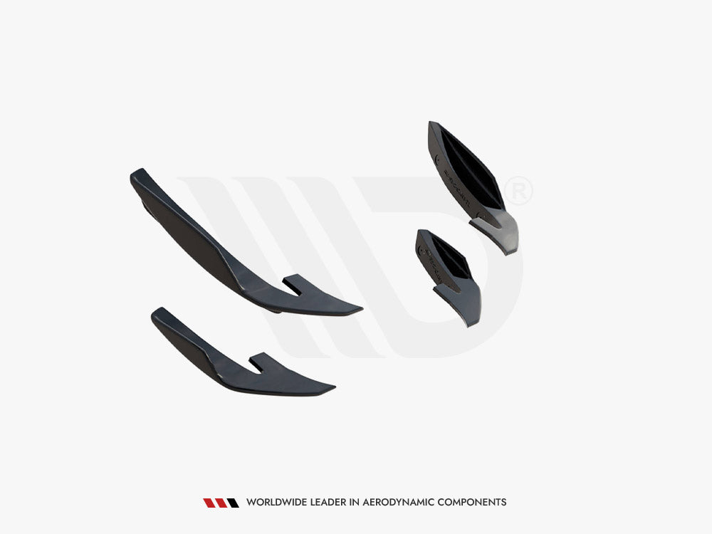 Front Bumper Wings (Canards) Audi S5 / A5 S-Line Coupe / Sportback F5 - Wayside Performance 