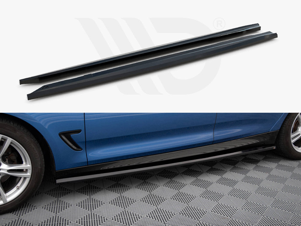 Side Skirts Diffusers BMW 3 GT M-Pack F34 - Wayside Performance 