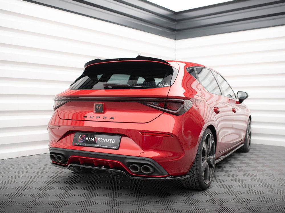 Central Rear Splitter (Vertical Bars) Cupra Leon Hatchback Mk1 - Wayside Performance 