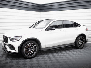 Side Skirts Diffusers V.3 Mercedes-Benz GLC Coupe AMG-Line C253 - Wayside Performance 