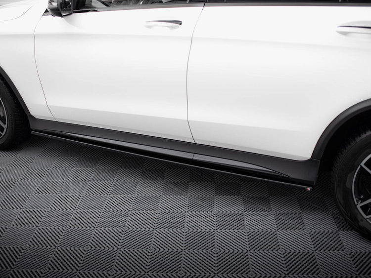 Side Skirts Diffusers V.3 Mercedes-Benz GLC Coupe AMG-Line C253 - Wayside Performance 