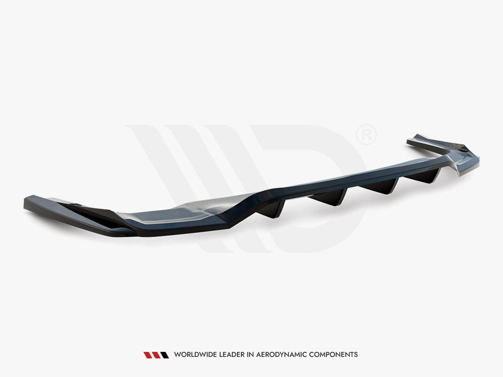 Central Rear Splitter (Vertical Bars) Mercedes-Benz GLE Coupe AMG-Line C292 - Wayside Performance 