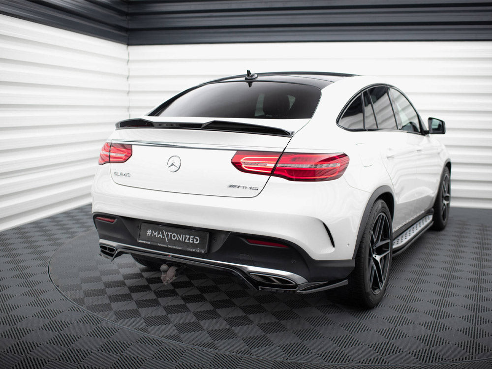 Central Rear Splitter (Vertical Bars) Mercedes-Benz GLE Coupe AMG-Line C292 - Wayside Performance 