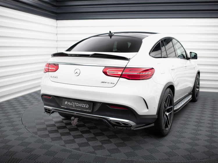 Central Rear Splitter (Vertical Bars) Mercedes-Benz GLE Coupe AMG-Line C292 - Wayside Performance 