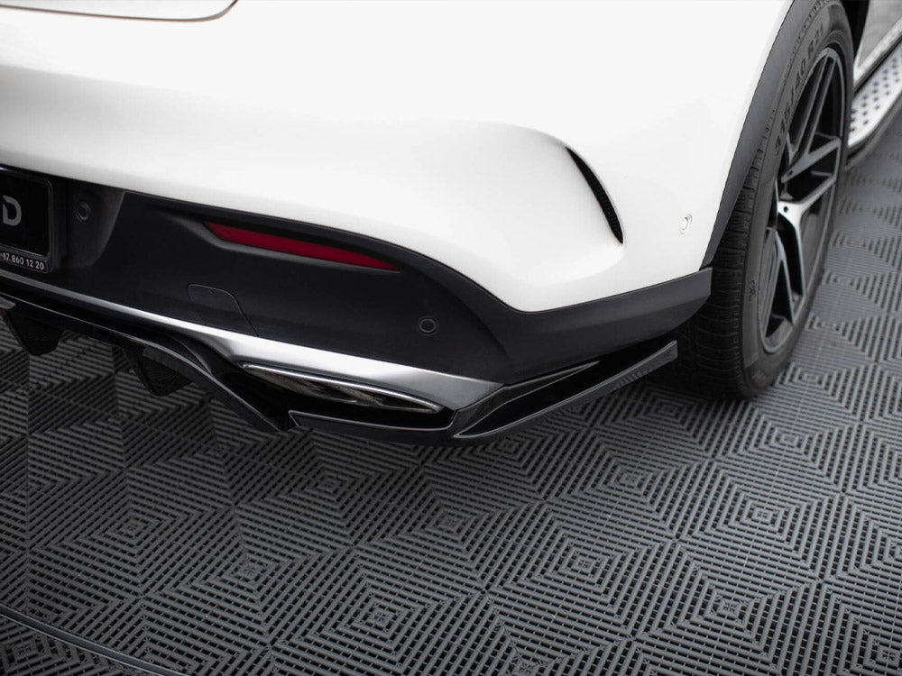 Central Rear Splitter (Vertical Bars) Mercedes-Benz GLE Coupe AMG-Line C292 - Wayside Performance 