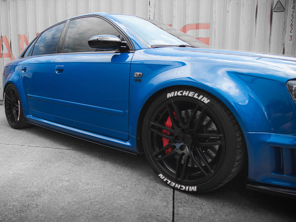 Side Skirts Splitters Audi RS4 B7 - Wayside Performance 