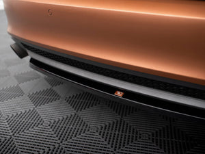 Central Rear Splitter Audi A7 C7 - Wayside Performance 