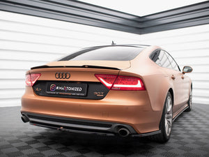 Central Rear Splitter Audi A7 C7 - Wayside Performance 