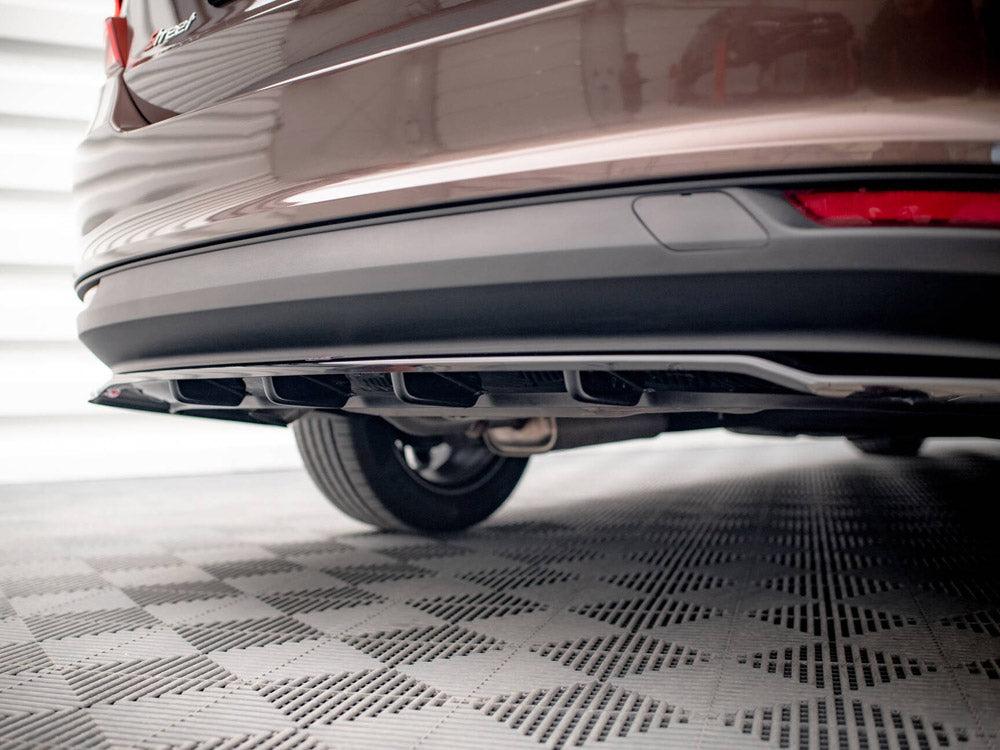 Central Rear Splitter (Vertical Bars) Fiat Tipo S Sedan Mk1 - Wayside Performance 