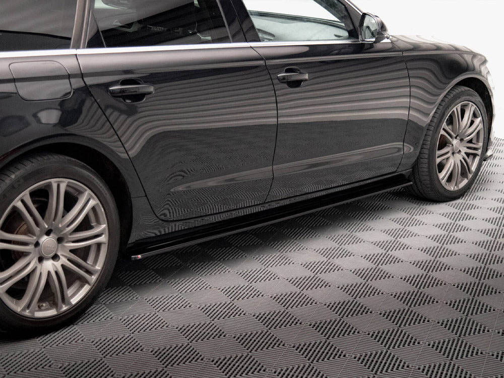 Side Skirts Diffusers V.1 Audi A6 C7 - Wayside Performance 