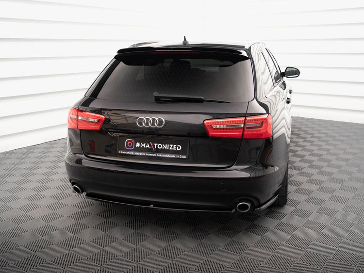 Rear Side Splitters V.2 Audi A6 Avant C7 - Wayside Performance 