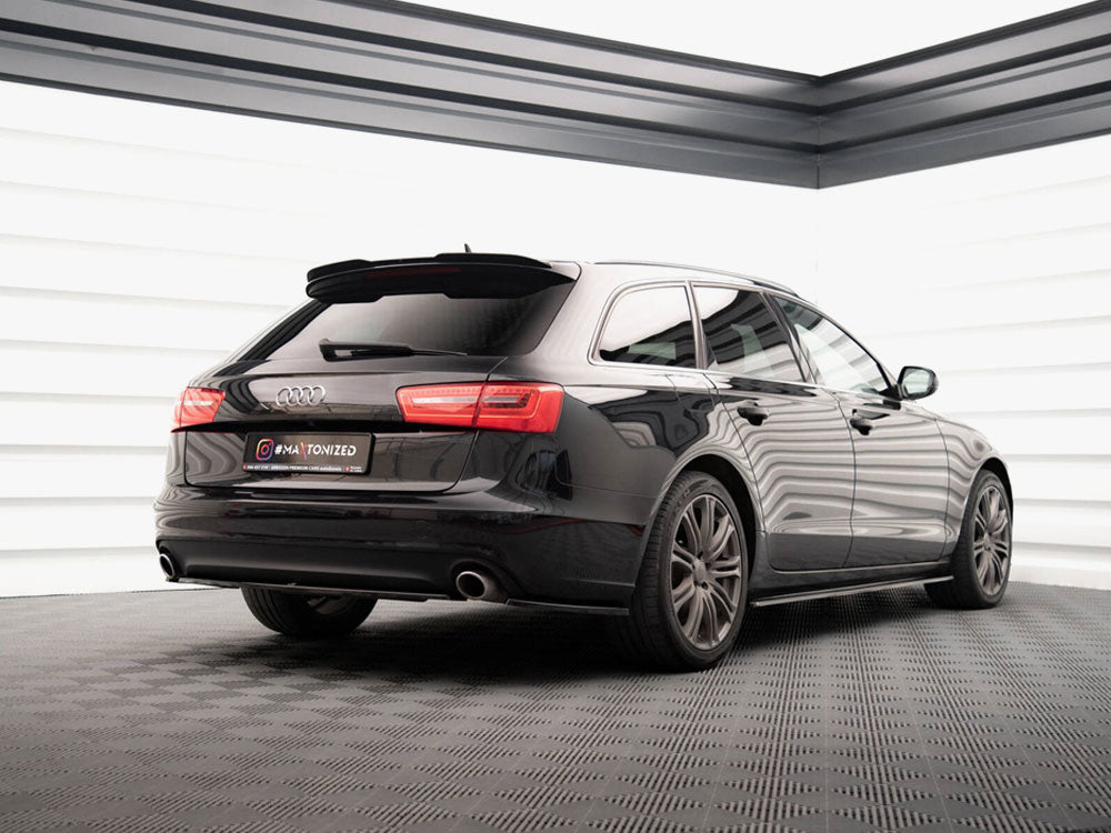 Central Rear Splitter Audi A6 Avant C7 - Wayside Performance 